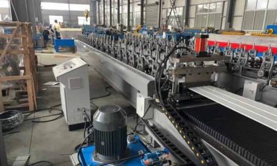 wall panel cladding machine