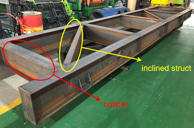 Floor deck roll forming machine